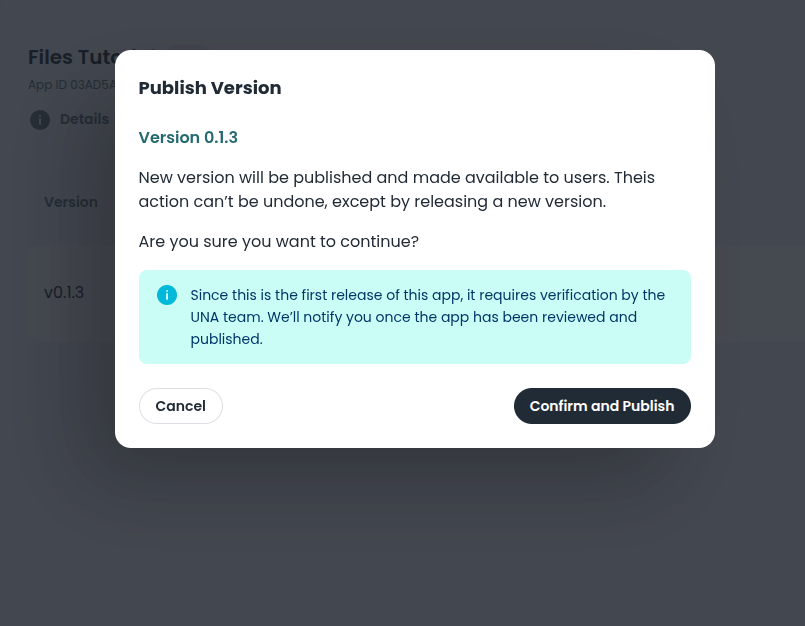 Publish